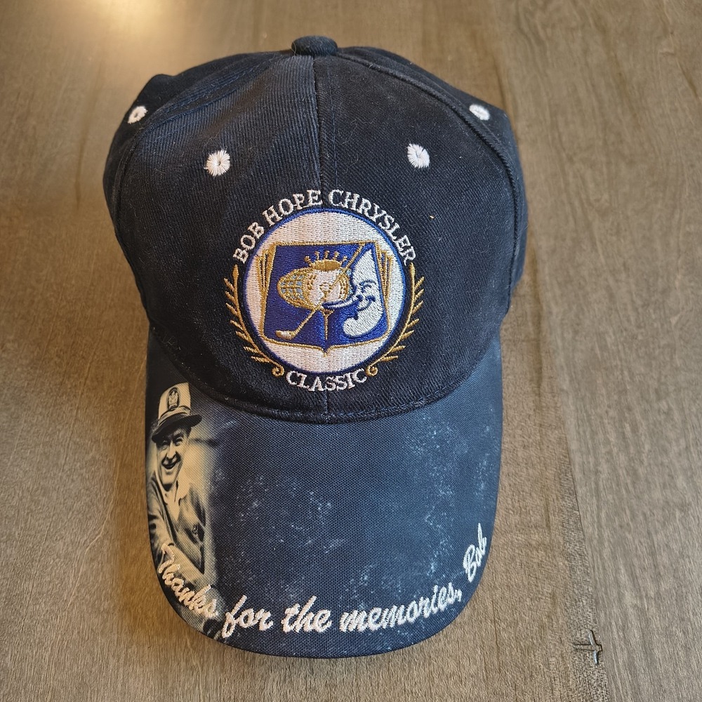 Vintage Bob Hope Chrysler Classic 2004 Memorial Tribute Strapback Golf Hat Cap‎